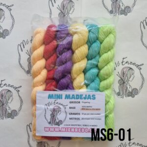 Set 6 mini Merino socks